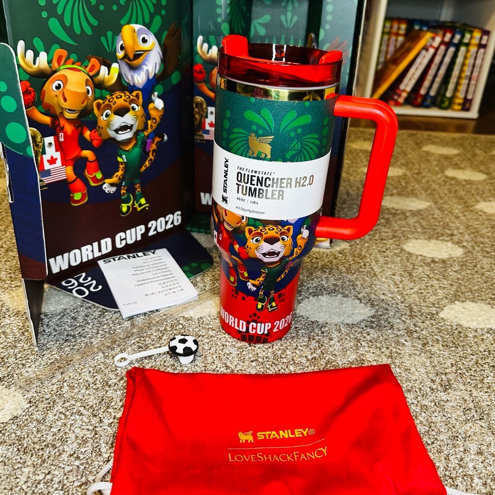 Stanley Quencher Tumbler - World Cup special edition!! Perfect for Father's Day!